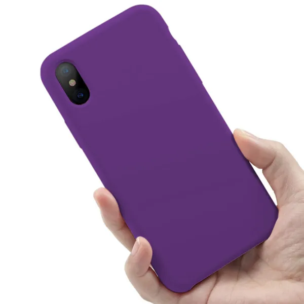Чехол для смартфона Apple iPhone X Screen Geeks/ Back/ TPU/ Dark Пурпурный photo 3