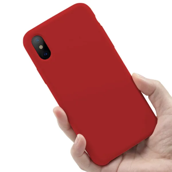 Husă pentru smartphone Apple iPhone X Screen Geeks/ Back/ TPU/ Red photo 3