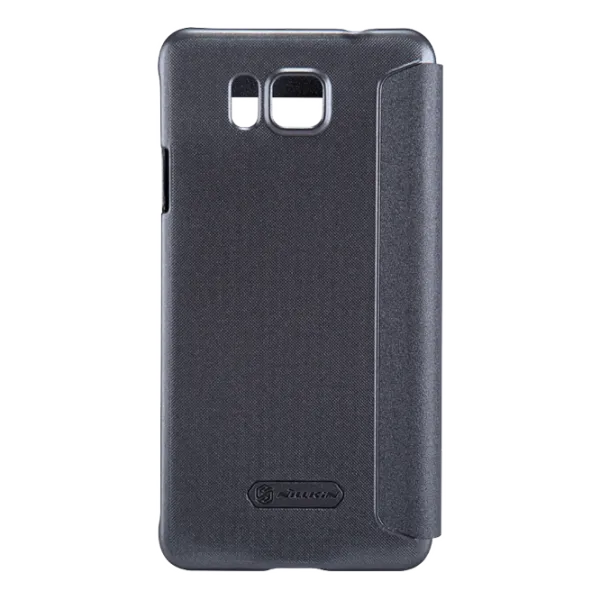 Husa Samsung Galaxy Alpha Nillkin Flip Cover/ Leather/ Black photo 2