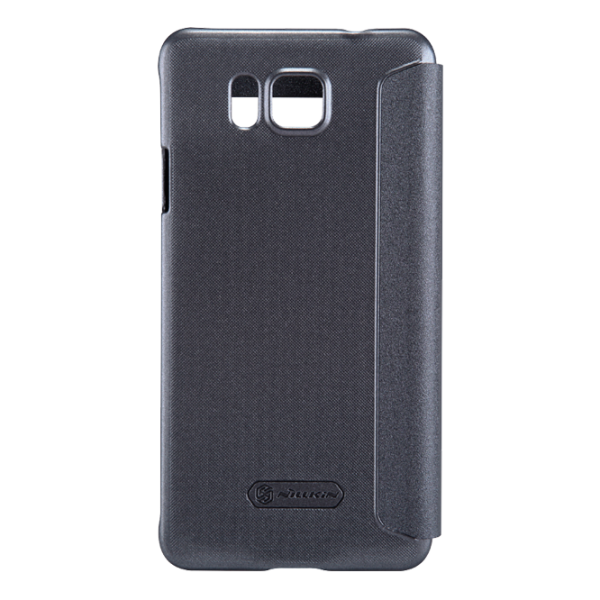 Husa Samsung Galaxy Alpha Nillkin Flip Cover/ Leather/ Black photo 2