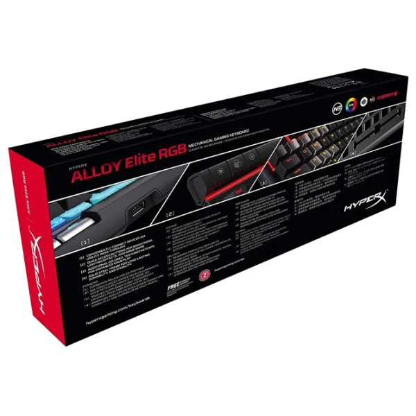 Клавиатура HyperX Alloy Elite RGB Проводная/ Красный photo 7
