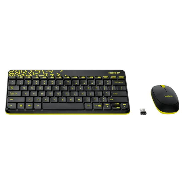 Клавиатура Logitech Desktop MK240 Беспроводные/ Черный photo 2 Клавиатура Logitech Desktop MK240 Беспроводные/ Черный photo 2