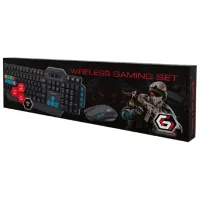 Клавиатура Gembird KBS-WMG-01 Беспроводные / Черный photo 3