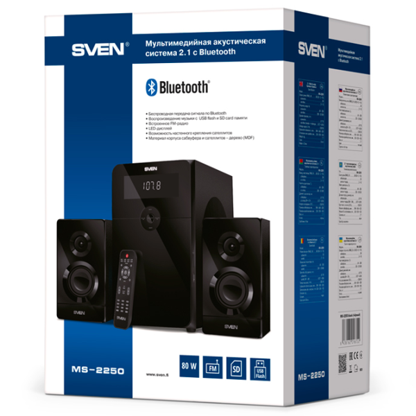 Sistem audio Sven MS-2250 80 W/ Black photo 11