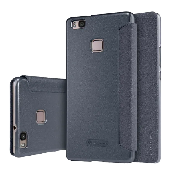 Husa Huawei P9 Lite Nillkin Flip Cover/ Leather/ Black photo 2
