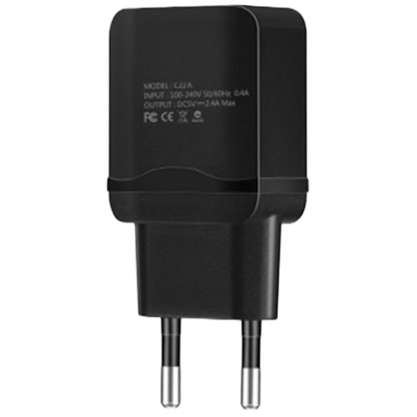 Adaptor de rețea Hoco C22A 2.4 A/ Black photo 4