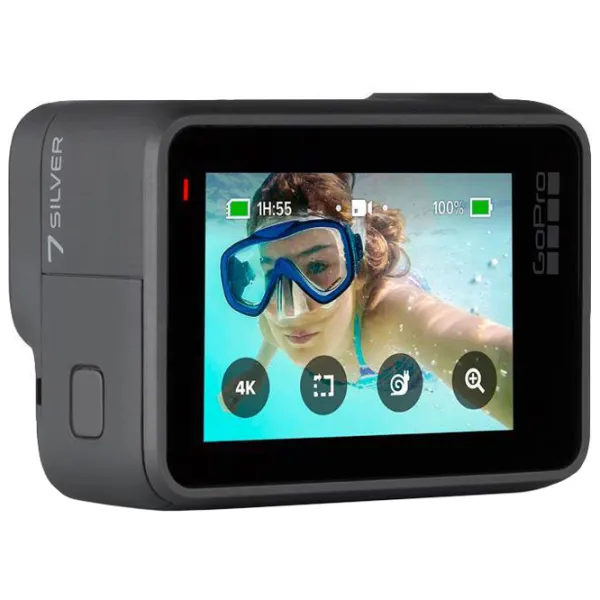 Cameră action GoPro Hero 7 12 MP / 1220 mAh / Silver photo 3