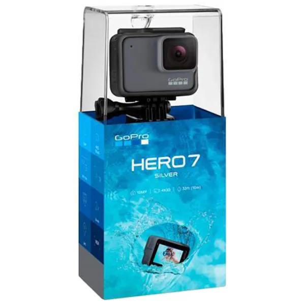 Cameră action GoPro Hero 7 12 MP / 1220 mAh / Silver photo 5