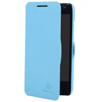 Husă pentru smartphone HTC Desire 300 Nillkin/ Flip Cover/ Piele/ Blue photo 2
