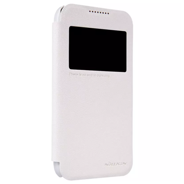 Husă pentru smartphone HTC Desire 320 Nillkin/ Flip Cover/ Piele/ White photo 2