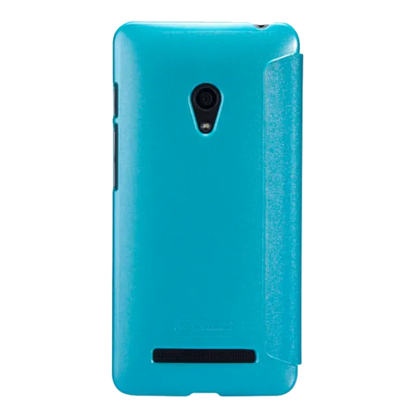 Husa Asus Zenfone 5 Nillkin Flip Cover/ Leather/ Blue photo 2