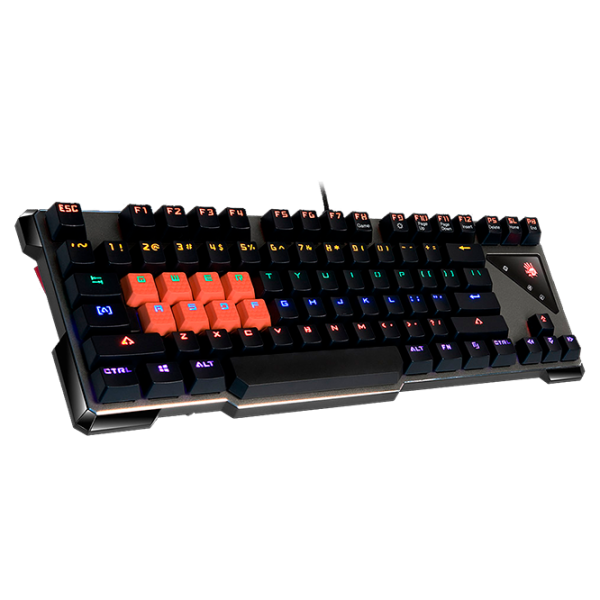 Tastatură A4Tech Full Light Strike Bloody Cu fir/ Black photo 2