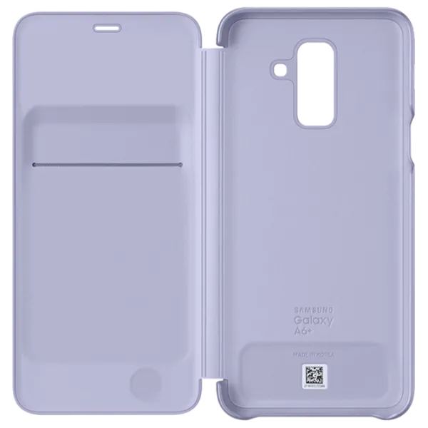Чехол для смартфона Samsung Galaxy A6 Plus (2018) Samsung/ Flip Wallet/ PP/ Фиолетовый photo 3