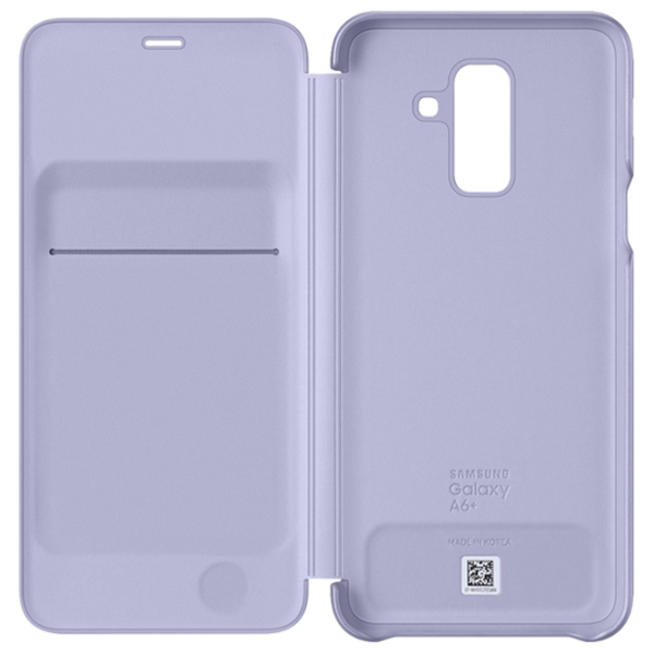 Чехол для смартфона Samsung Galaxy A6 Plus (2018) Samsung/ Flip Wallet/ PP/ Фиолетовый photo 3