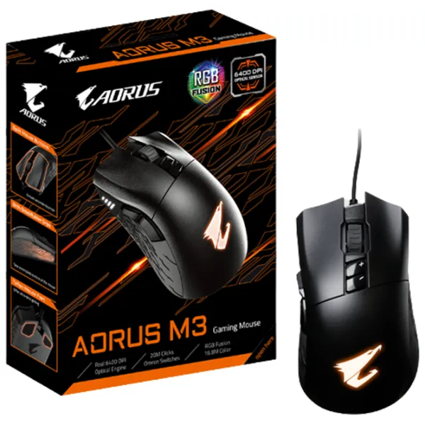 Мышь Gigabyte AORUS USB/ Черный photo 5