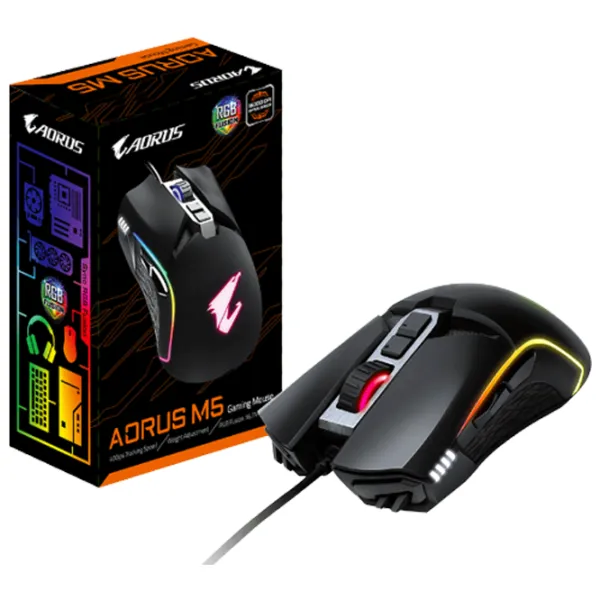 Mouse Gigabyte AORUS USB/ Black photo 7