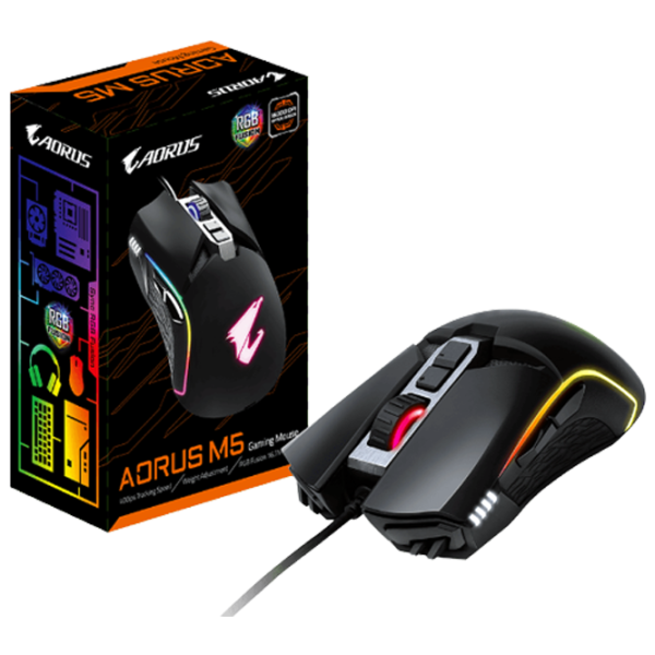 Mouse Gigabyte AORUS USB/ Black photo 7