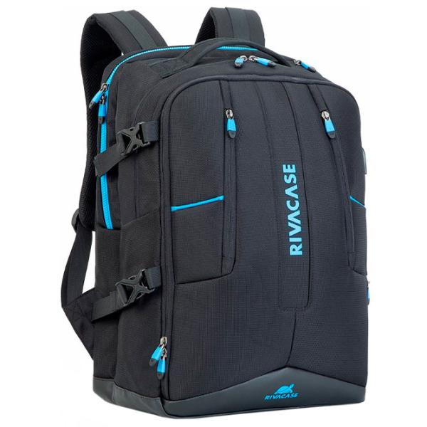 Rucsac RivaCase 7860 17.3"/ Blue Black/ 30 l photo 2