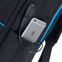 Rucsac RivaCase 7860 17.3"/ Blue Black/ 30 l photo 10