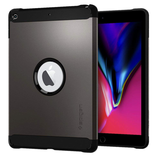 Husă Tough Armor Spigen iPad (2017/2018)  9.7''/ Gunmetal Black photo 2 Husă Tough Armor Spigen iPad (2017/2018)  9.7''/ Gunmetal Black photo 2