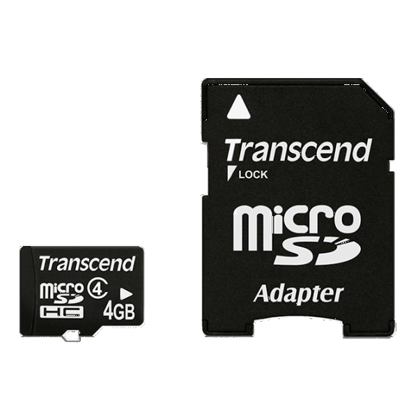Карта памяти Transcend 4 ГБ MicroSD Card/ Class 4 photo 2
