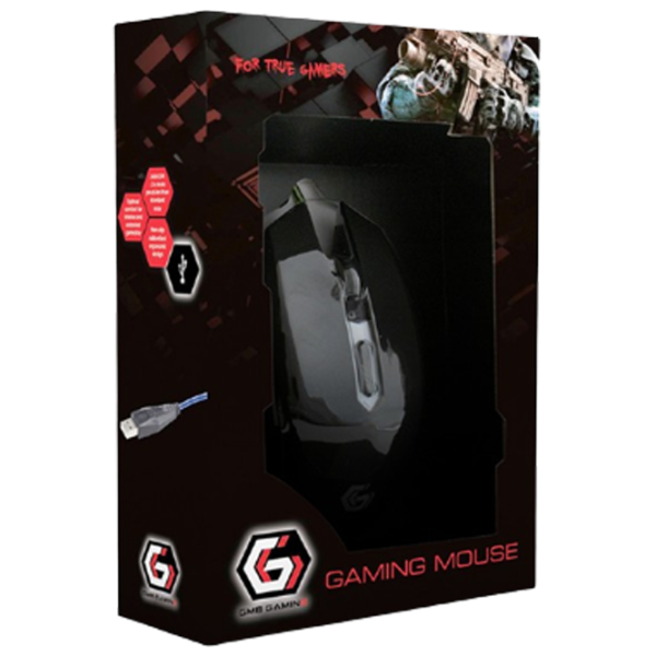 Мышь Gembird MUSG-001-G USB/ Черный photo 4