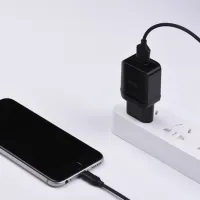 Сетевой адаптер Hoco C22A 2.4 А/ Черный photo 4