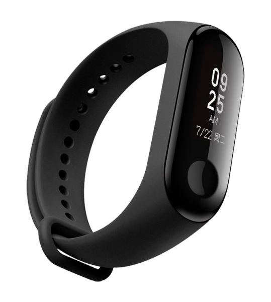 Bratara Mi Band 3/Mi Band 4 Silicon Xiaomi Black 19.8 mm/ Black photo 2 Bratara Mi Band 3/Mi Band 4 Silicon Xiaomi Black 19.8 mm/ Black photo 2