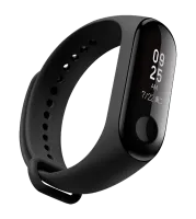 Bratara Mi Band 3/Mi Band 4 Silicon Xiaomi Black 19.8 mm/ Черный photo 2
