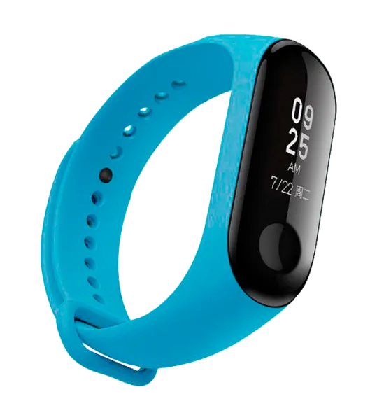 Ремень Xiaomi Mi Band 3 Sport Силикон/ Синий photo 3 Ремень Xiaomi Mi Band 3 Sport Силикон/ Синий photo 3