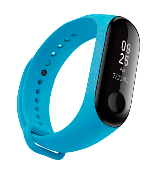 Ремень Xiaomi Mi Band 3 Sport Силикон/ Синий photo 3 Ремень Xiaomi Mi Band 3 Sport Силикон/ Синий photo 3