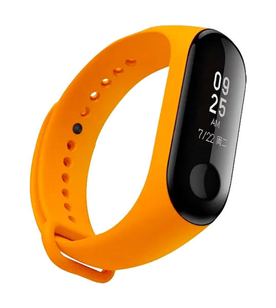 Ремень Xiaomi Mi Band 3 Sport Силикон/ Оранжевый photo 3 Ремень Xiaomi Mi Band 3 Sport Силикон/ Оранжевый photo 3