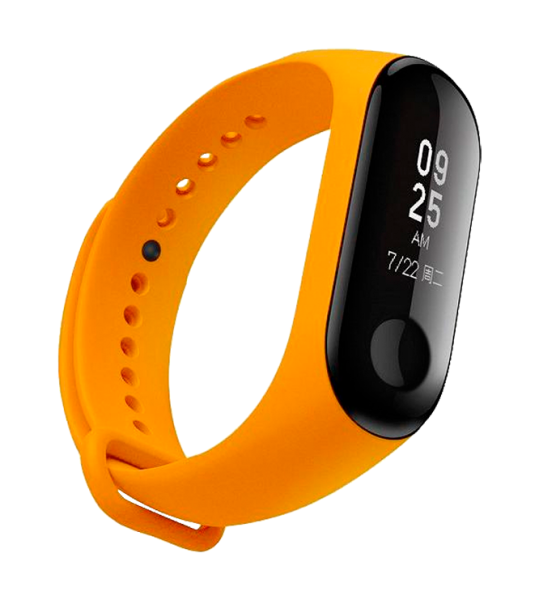 Ремень Xiaomi Mi Band 3 Sport Силикон/ Оранжевый photo 3 Ремень Xiaomi Mi Band 3 Sport Силикон/ Оранжевый photo 3