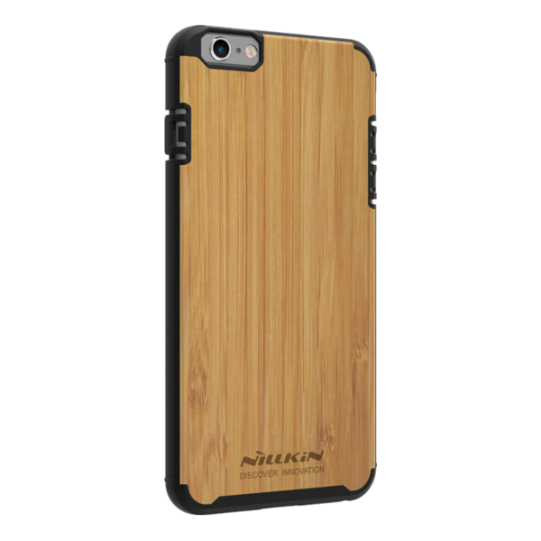 Husa Apple iPhone 6/6S Plus Nillkin Back/ Bamboo/ Black photo 2