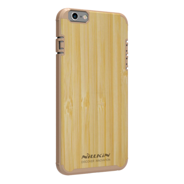 Husa Apple iPhone 6/6S Plus Nillkin Back/ Bamboo/ Gold photo 2