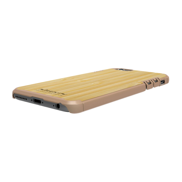 Husa Apple iPhone 6/6S Nillkin Back/ Bamboo/ Gold photo 3