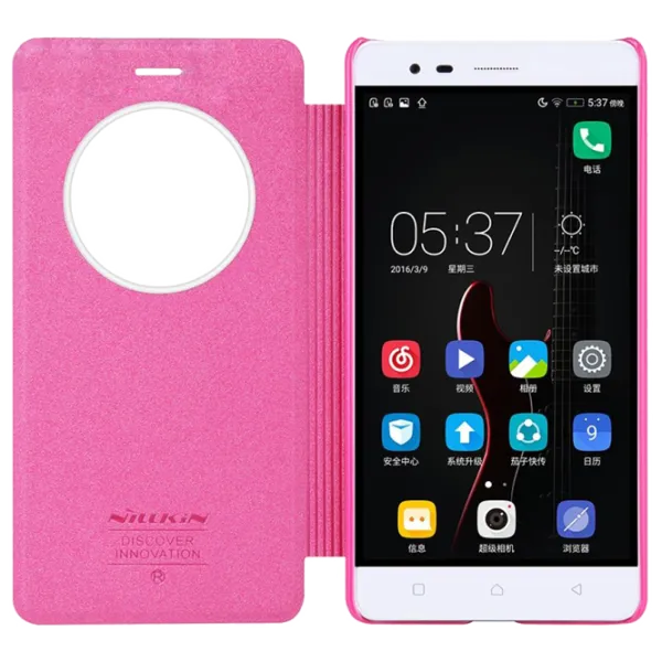 Husa Lenovo Vibe K5 Note Nillkin Flip Cover/ Leather/ Red photo 3