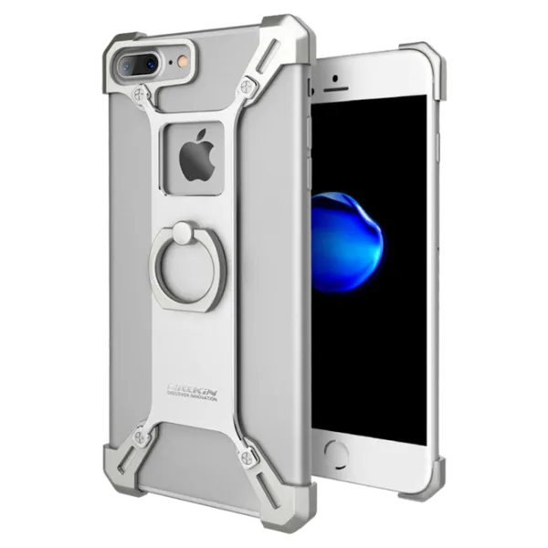 Чехол для смартфона Apple iPhone 7/ 8 Plus Nillkin/ Back/ Металл/ Серебристый photo 2