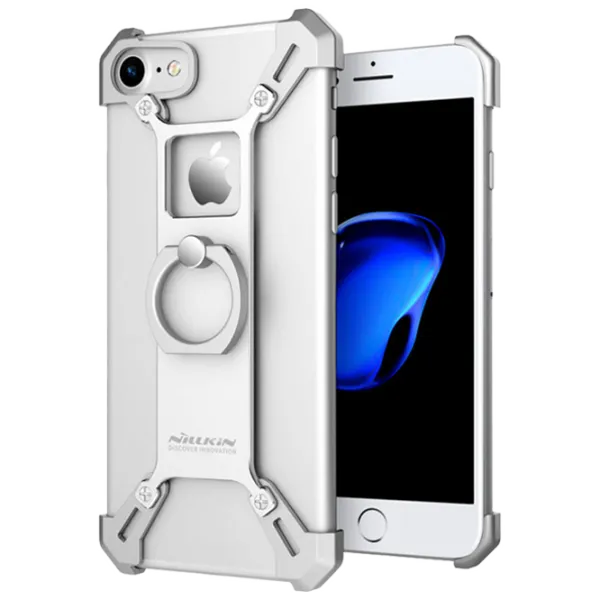 Husă pentru smartphone Apple iPhone 7/ 8/ SE2 Nillkin/ Back/ Metal/ Silver photo 4