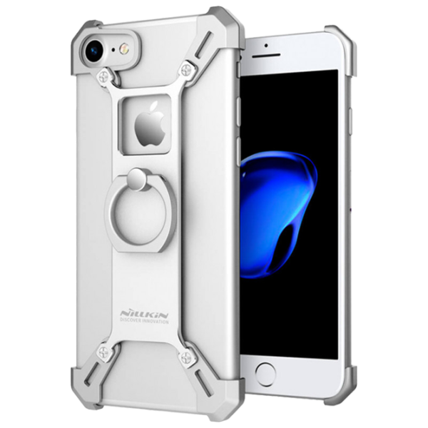 Husă pentru smartphone Apple iPhone 7/ 8/ SE2 Nillkin/ Back/ Metal/ Silver photo 4
