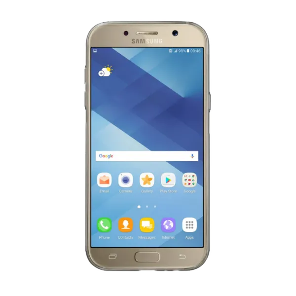 Husa Samsung Galaxy A3 (2017) Nillkin Flip Cover/ Leather/ Gold photo 2