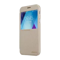 Чехол для смартфона Samsung Galaxy A5 (2017) Nillkin/ Flip Cover/ Кожа/ Золотой photo 2