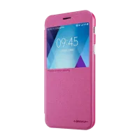 Husă pentru smartphone Samsung Galaxy A5 (2017) Nillkin/ Flip Cover/ Piele/ Red photo 2