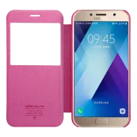Husă pentru smartphone Samsung Galaxy A5 (2017) Nillkin/ Flip Cover/ Piele/ Red photo 3