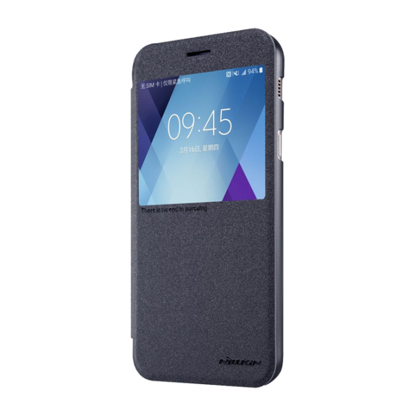 Чехол для смартфона Samsung Galaxy A5 (2017) Nillkin/ Flip Cover/ Кожа/ Черный photo 2