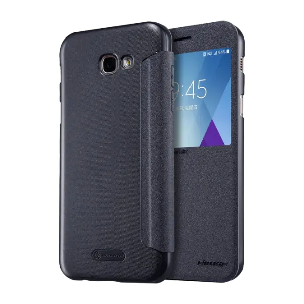 Чехол для смартфона Samsung Galaxy A5 (2017) Nillkin/ Flip Cover/ Кожа/ Черный photo 5