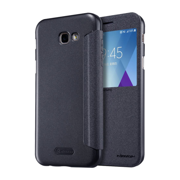 Чехол для смартфона Samsung Galaxy A5 (2017) Nillkin/ Flip Cover/ Кожа/ Черный photo 5