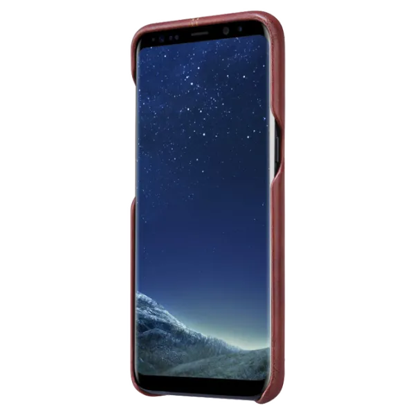 Husa Samsung Galaxy S8 Plus Nillkin Back/ PC/PU Leather/ Brown photo 3