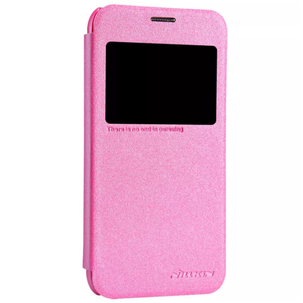 Husă pentru smartphone Samsung Galaxy S5 Mini Nillkin/ Flip Cover/ Piele/ Pink photo 5