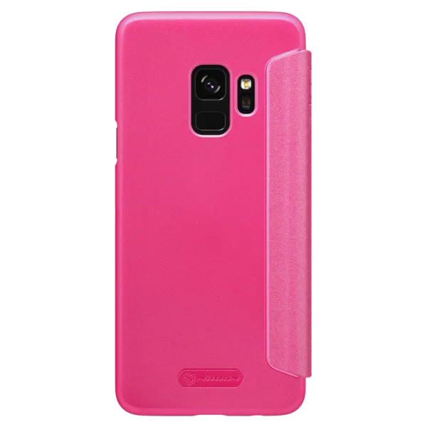 Чехол для смартфона Samsung Galaxy S9 Nillkin/ Flip Cover/ Кожа/ Красный photo 3